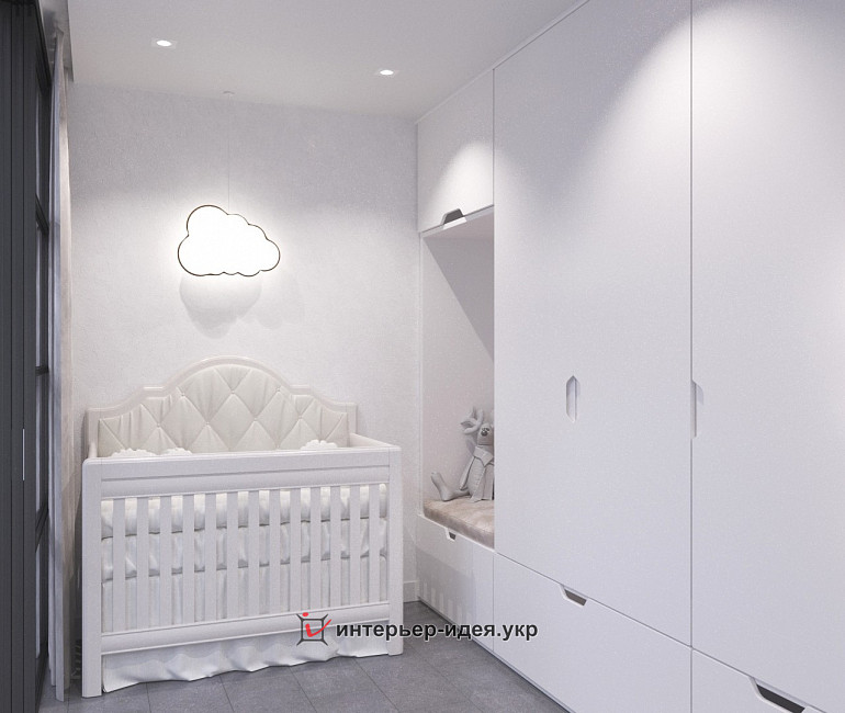 Дизайн дитячої кімнати «Сон на хмаринці»