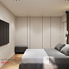 Спальня в стилі сучасний мінімалізм, 15 м²