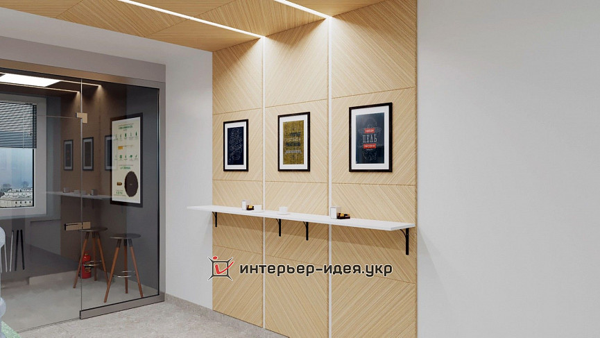 Сучасний функціональний буфет з курилкою для «Графія Україна»