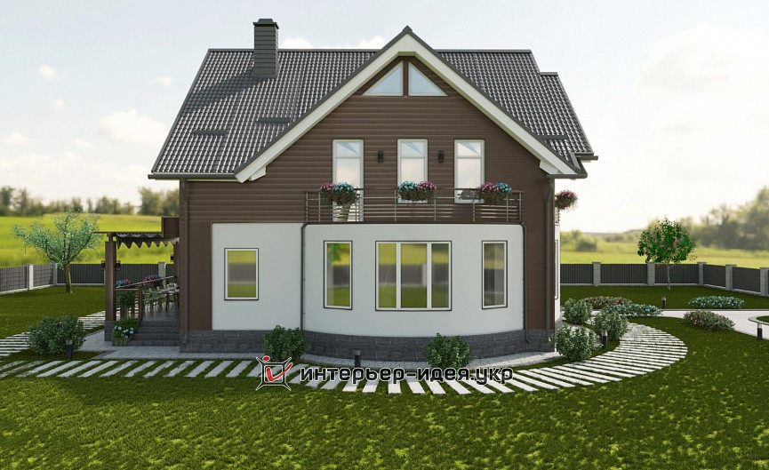 Дизайн будинку з закругленими стінами