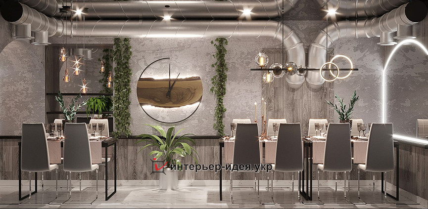 Дизайн VIP кімнати ресторану &quot;Drova&quot; у м. Кропивницький