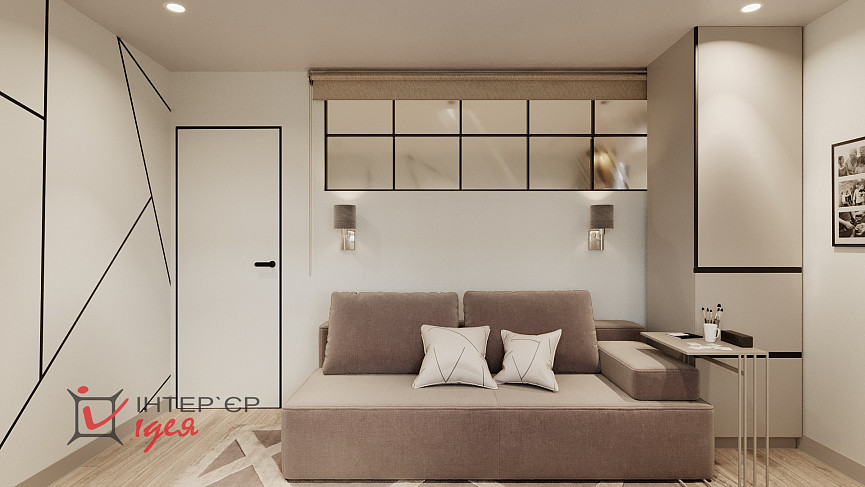 Гостьова для молодої пари в ЖК «Андорра»