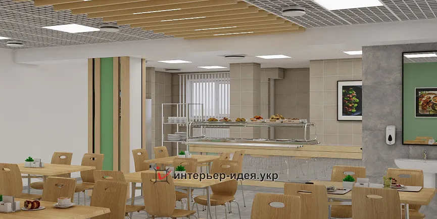 Дизайн столової ТОВ "ММ ПЕКЕДЖІНГ УКРАЇНА"