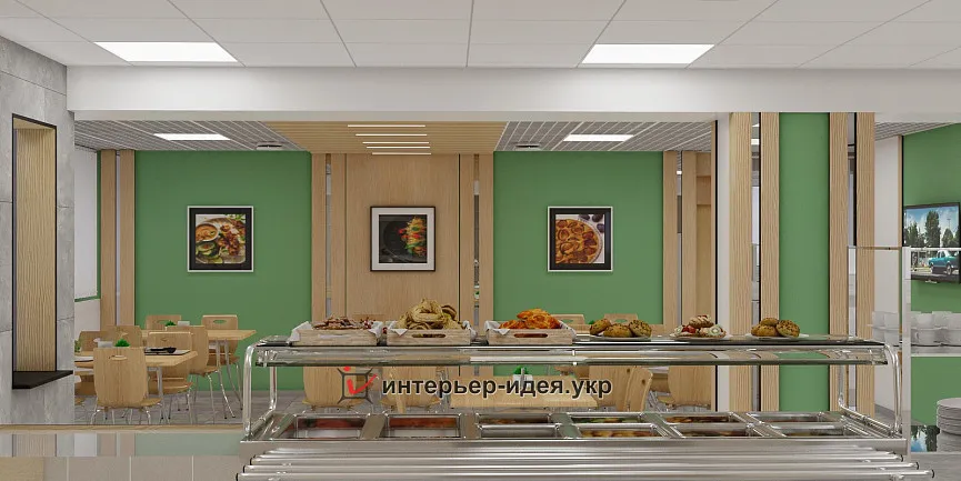 Дизайн столової ТОВ "ММ ПЕКЕДЖІНГ УКРАЇНА"