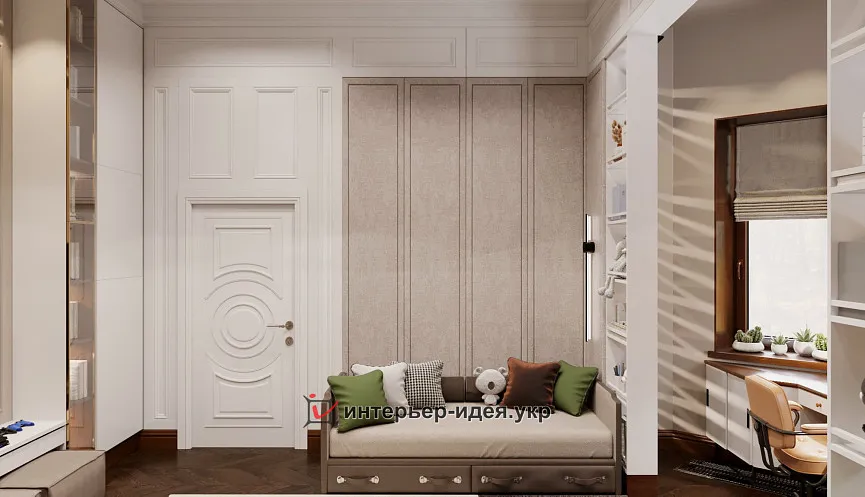 Затишна дитяча для двох дітей для відпочинку, навчань та розваг