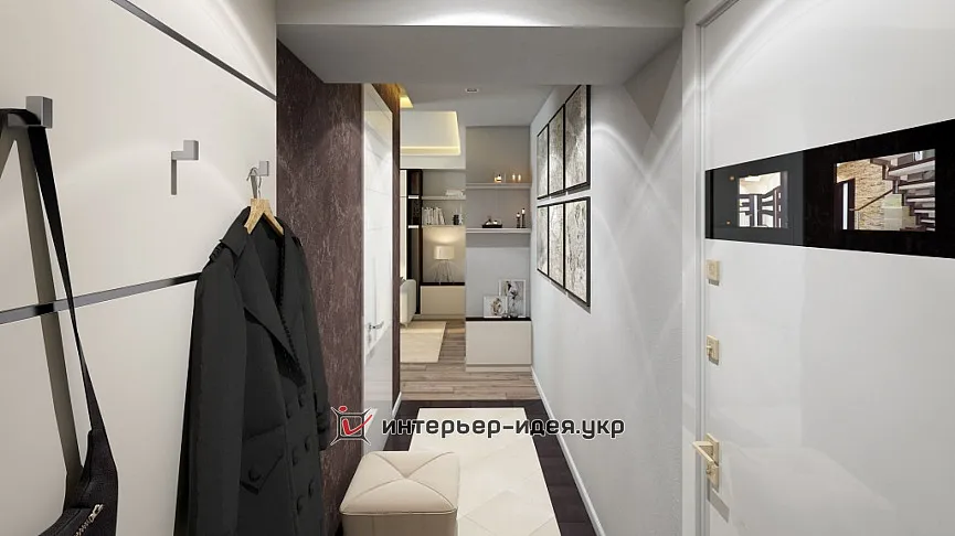Дизайн компактної кухні-студії в сучасному стилі