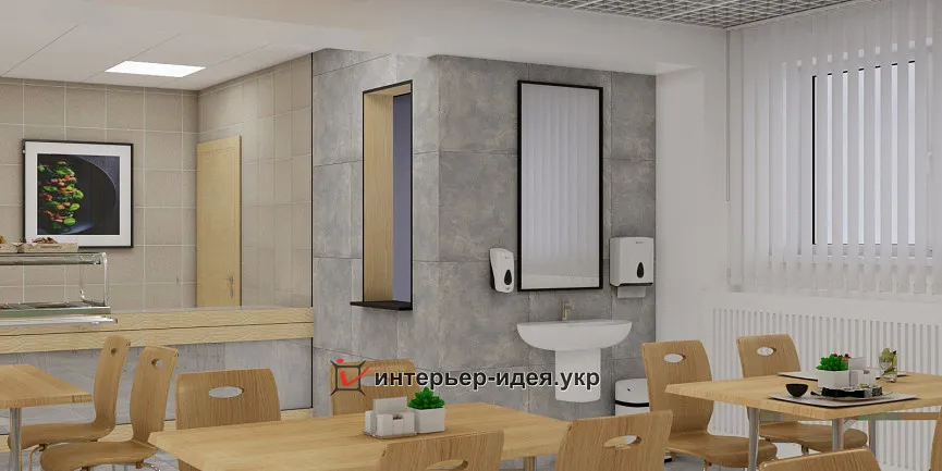 Дизайн столової ТОВ "ММ ПЕКЕДЖІНГ УКРАЇНА"