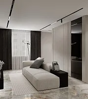 Вітальня в стилі мінімалізм, 15 м2. Дизайн ВІТАЛЬНІ