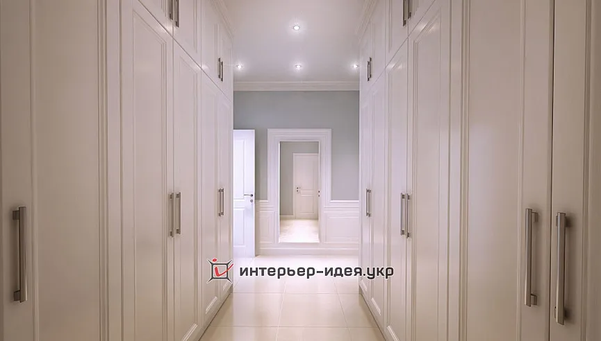 Дизайн великого холу в ніжних тонах