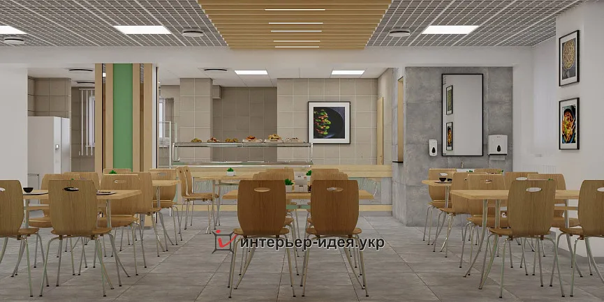 Дизайн столової ТОВ "ММ ПЕКЕДЖІНГ УКРАЇНА"