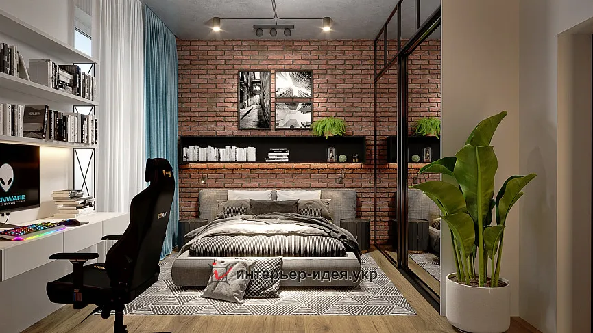 Дитяча спальня 18 кв.м житлового будинку в Запорізькій області