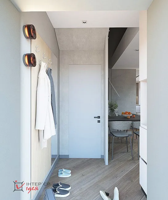 Кухня-студія 20 м² для молодої пари