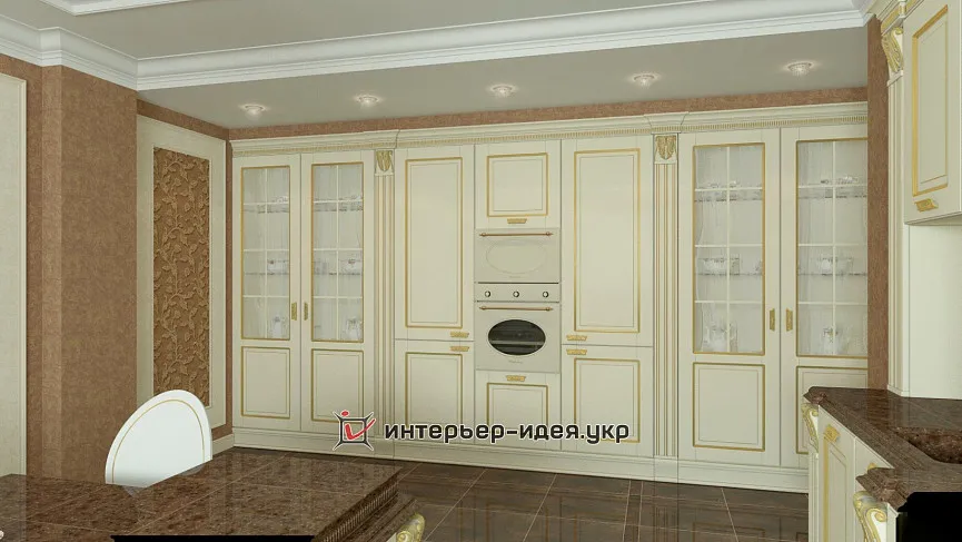 Витончені класичні форми в дизайні кухні