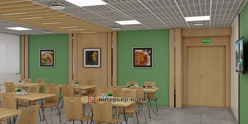 Дизайн столової ТОВ "ММ ПЕКЕДЖІНГ УКРАЇНА"